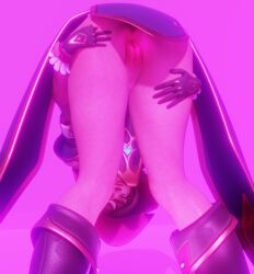 3d kiriko_(overwatch) overwatch overwatch_2 pink_pussy spekospeko spread_anus spread_legs spread_pussy spreading witch witch_hat