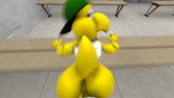 3d 3d_(artwork) 3d_animation anal animated anthro anus belly bench big_ass big_penis black_eyes cum doggy_style gay green_koopa_troopa green_shell koopa koopa_troopa locker locker_room looking_at_viewer looking_back male/male mario_(series) nipples non-human penis sex sfmbob shell short_tail sound source_filmmaker tagme video yellow_body yellow_nose yellow_penis yellow_tail