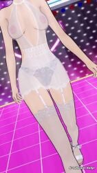 1girls 3d 9:16 animated avatar_legends avatar_the_last_airbender breakwater_ridge catwalk earth_kingdom female longer_than_one_minute see-through_clothing stripping suki translucent_clothing vertical_video video