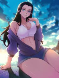 1girls female female_only nico_robin one_piece opalisart post-timeskip tagme