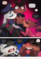 anthro comic doxy english_text female furry furry_only text zootopia