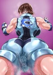 1girls ass big_ass big_breasts breasts brown_hair busty curvaceous curvy curvy_body curvy_female curvy_figure dildo dildo_in_ass dildo_in_pussy dildo_under_clothes female huge_ass kazama_asuka numahana tekken tomboy vibrator_under_clothes voluptuous