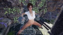 1girls 3d animated animopron beasts_in_the_sun big_penis bouncing_breasts brown_hair cum cum_in_ass cum_inflated_belly cum_inflation cumflated_belly cumflation huge_balls lara_croft lara_croft_(survivor) long_playtime longer_than_one_minute partially_clothed sound tomb_raider video