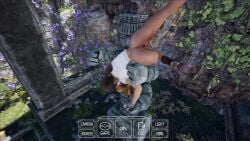 1girls 3d animated animopron beasts_in_the_sun big_penis bouncing_breasts brown_hair cum huge_balls lara_croft lara_croft_(survivor) long_playtime longer_than_one_minute sound tomb_raider video