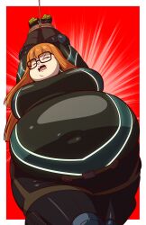 annoyed axel-rosered bbw belly_overhang big_belly big_breasts big_female chubby chubby_female double_chin fat fat_ass fat_female fat_fetish fat_girl fat_woman fatty huge_belly large_female obese obese_female overweight overweight_female persona persona_5 plump pork_chop sakura_futaba thick_thighs tied_up tubby weight_gain