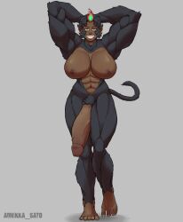 1futa 2024 abs agnikka_sato animal_ears areolae arms_behind_head big_breasts big_penis body_fur breasts cocky_smile commission confident dark-skinned_futanari dark_skin flaccid flaunting fur futa_only futanari huge_cock humanoid humanoid_penis kemonomimi monkey_girl monster_girl muscle_futanari muscle_girl muscular muscular_arms muscular_legs naked nipples nude penis self_upload solo standing taunting