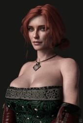 2023 3d alf3d large_breasts tagme the_witcher_(series) the_witcher_3:_wild_hunt triss_merigold