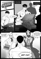 burger_king cashier colonel_sanders comic crossover dc dc_comics fast_food fast_food_employee jason_todd justthemeat/meat2go kfc male male_focus male_only mcdonald's red_hood_(dc) ronald_mcdonald the_king_(burger_king)