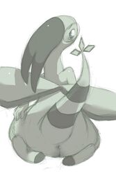 dote dragon female feral flygon looking_at_viewer pinup pokemon pokemon_(species) pussy raised_tail tail