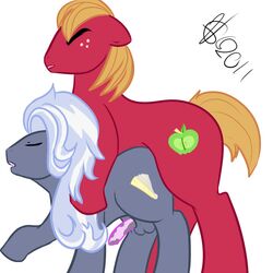 big_macintosh_(mlp) earth_pony equine friendship_is_magic furry furry_only gay hoity_toity_(mlp) horse humping male male_only my_little_pony no_humans penis pony sex straight_hair unknown_artist