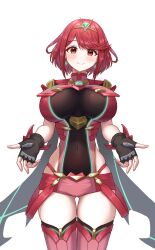 1girls breasts core_crystal female female_only looking_at_viewer nintendo pyra solo taro_(peach_taro51) xenoblade_(series) xenoblade_chronicles_2