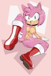 amy_rose anthro anus areola big_breasts black_eyelashes black_nose boots boots_only bracelet breasts clothing colono countershading eulipotyphlan exposed_torso eyelashes female footwear footwear_only fur genitals gloves gold_(metal) gold_bracelet gold_jewelry green_eyes grin hair handwear head_tuft hedgehog hi_res humanoid innie_pussy jewelry looking_at_viewer lying mammal mostly_nude multicolored_body multicolored_boots multicolored_clothing multicolored_footwear nipples pink_body pink_ears pink_fur pink_hair plump_labia pupils pussy red_boots red_clothing red_footwear sega short_hair sitting smile solo sonic_(series) sonic_the_hedgehog_(series) tan_areola tan_body tan_countershading tan_inner_ear tan_nipples tan_skin teeth teeth_showing tuft two_tone_body two_tone_boots two_tone_clothing two_tone_footwear white_boots white_clothing white_footwear white_gloves white_handwear