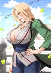 1girls bbw big_breasts blonde_hair boobs boruto:_naruto_next_generations breast_focus breasts brown_eyes busty cleavage clothed clothing color female female_focus female_only forehead_jewel forehead_mark fully_clothed hair hair_ribbon hi_res high_resolution highres huge_breasts hand_on_hip inner_sideboob jewelry kimono large_breasts light-skinned_female light_skin lips lipstick looking_at_viewer loose_clothes makeup mature mature_female milf naruto naruto:_the_last naruto_(classic) naruto_(series) naruto_shippuden necklace neckwear oppai pale-skinned_female pale_skin pigtails pink_lips pink_lipstick pinup presenting_breasts ribbon robe saburo_des shounen_jump shueisha skimpy skimpy_clothes smile smiling smiling_at_viewer sexually_suggestive solo solo_female solo_focus tied_hair tsunade upper_body very_high_resolution voluptuous voluptuous_female weekly_shonen_jump yukata