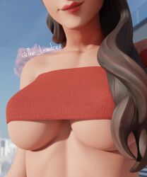 1girls 2020 3d big_breasts biting_lip biting_own_lip blender bra breast_focus breasts brown_hair close-up epic_games female female_focus female_only fortnite fortnite:_battle_royale highres horny horny_female lewdrex light-skinned_female light_skin long_hair medium_breasts presenting presenting_breasts ruby_(fortnite) solo solo_focus topwear underboob watermark