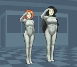 2girls big_breasts brainwashing disney disney_channel drone female female_only high_heels kim_possible kimberly_ann_possible large_ass large_breasts mind_control multiple_girls shego sleepymaid thick_thighs wide_hips