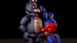 bonnie_(fnaf) dick enjoying five_nights_at_freddy's fnaf gay nightmareb original_character penis richardbunbon sucking sucking_penis