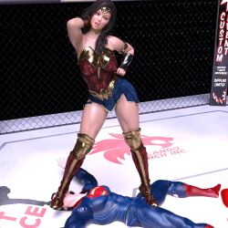 bootjob dc dc_comics defeated defeated_hero defeated_male efudeea femdom footjob superman superman_(series) tagme wonder_woman wonder_woman_(series)