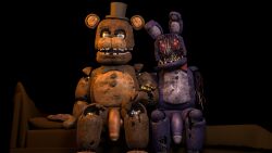 beans big_balls big_cock big_penis bonnie_(fnaf) dick five_nights_at_freddy's five_nights_at_freddy's_2 fnaf freddy_(fnaf) gay hyper_penis pawjob pawplay paws penis richardbunbon withered_bonnie withered_freddy