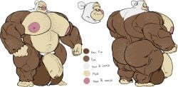 anthro areolae ass ball_tuft balls big_areola big_muscles big_pecs body_writing character_sheet chest_hair color flaccid_penis foreskin furry game_freak huge_ass huge_balls huge_butt huge_cock huge_muscles huge_pecs hyper hyper_balls hyper_muscles hyper_pecs hyper_penis itzcharlie male male_only musclegut muscles muscular muscular_anthro muscular_arms muscular_ass muscular_back muscular_male muscular_thighs nintendo nipples pecs penis pokemon pokemon_(species) pokephilia pubic_hair slaking solo solo_focus thick_ass thick_penis thick_thighs tusks