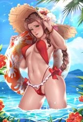 aerith gainsborough from final fantasy by exlic