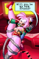 1girls amy_rose breasts dress female furry lolguyboy restrained robot sega sonic_(series) tentacle the_murder_of_sonic_the_hedgehog thick_thighs torn_clothes train_interior