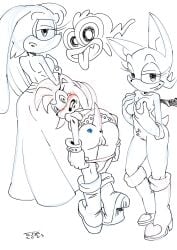 amy_rose breasts butt_hole doodle furry furry_only milf pink_hair rouge_the_bat sonic_(series) sonic_the_hedgehog_(series) striped ta_da vagina vanilla_the_rabbit