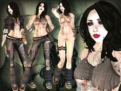 black_hair breasts demon evil grunge second_life vichitra