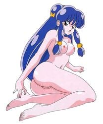 anus ass blue_hair breasts dat_ass female female_only human legs long_hair nipples nude pussy ranma_1/2 shampoo_(ranma_1/2) solo thighs uncensored