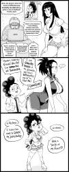 ... 2boys 3_panel_comic 3girls absurd_res artist_self-insert bb_(baalbuddy) black_and_white black_hair dialogue english_text female funny hand_on_ass long_hair looking_at_viewer male minoru_mineta momo_yaoyorozu my_hero_academia rule_63 smiling smiling_at_viewer speech_bubble unamused white_background