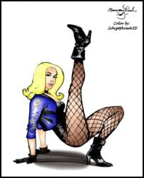 1girls black_canary color colored dc dc_comics dinah_lance female female_focus female_only heroine monsieurpaul pose posing thick_thighs