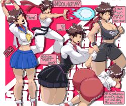 sakura kasugano from street fighter by indigo midnight