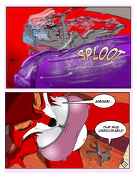 canine color comic dildo drawing fox insertion masturbation penetration pussy sex_toy silkysworld