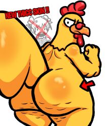 big_ass bubble_butt chun-li ernie_the_giant_chicken family_guy female fortnite huge_ass lewdewott male male_focus meme thick_thighs wide_hips