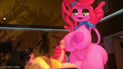 1boy 1female 1girls 1male 3d 3d_(artwork) 3d_animation 3d_model aerolae animated anthro_penetrated ass big_ass big_breasts big_butt big_penis bouncing_breasts bouncing_butt cowgirl_position cum cum_in_pussy cum_inside doggy_style duo female green_eyes handjob human human_on_anthro human_on_humanoid human_penetrating_anthro humanoid interspecies lipstick living_doll living_sex_toy living_toy looking_pleasured lovemilliesm male male/female milf mob_entertainment mommy_long_legs monster monster_girl no_sound paizuri penis pink_body pink_hair pink_skin pleasure_face ponytail poppy_playtime poppy_playtime_(chapter_2) riding riding_penis size_difference smaller_male tall_female unnamed_character vaginal_penetration video voluptuous voluptuous_female