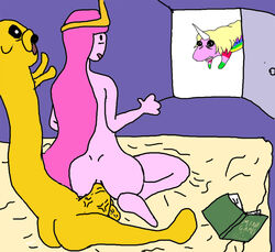 adventure_time anal jake_the_dog lady_rainicorn princess_bubblegum