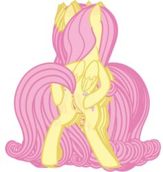 animated anus ass blushed breasts crotchboobs dancing equid equine female feral flutterbutt fluttershy_(mlp) fluttershyfann80085 friendship_is_magic genitals hasbro horse mammal my_little_pony nipples pegasus pony puffy_anus pussy short_playtime shy solo vector wiggle wings