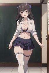 ai_generated arue_(konosuba) big_ass big_breasts kono_subarashii_sekai_ni_shukufuku_wo! school_uniform schoolgirl