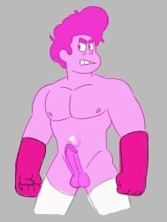 angry chad_steven hard_cock male_only muscle pink_body steven_quartz_universe steven_universe