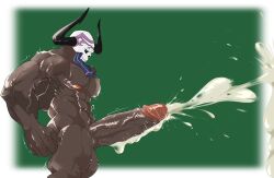 balls bodybuilder cum cumming cumshot hyper hyper_balls hyper_cock hyper_genitalia hyper_penis hyper_testicles male male_only muscles muscular muscular_arms muscular_male muscular_thighs penis pepsi_man_(artist) testicles