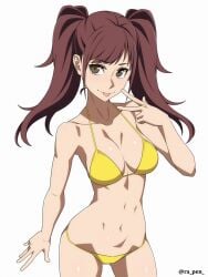 atlus breasts female female_only kujikawa_rise persona persona_4 ra_pen_ solo swimsuit tagme