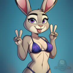 judy hopps from disney by halfaslime