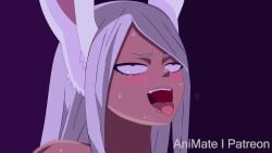 animate animated ass big_ass big_butt bunny_ears bunny_girl bunny_tail dark-skinned_female dark_skin female insertion interracial interspecies light-skinned_male light_skin male miruko mp4 my_hero_academia rumi_usagiyama sound tagme video white_hair