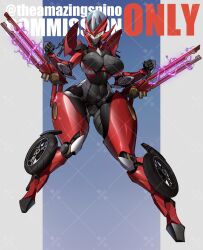 black_body masked_female original_character red_body theamazingspino thick_thighs transformers