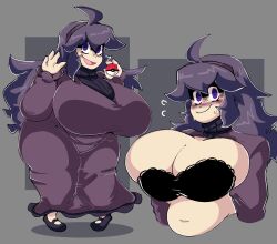 big_breasts breasts dork_boi hex_maniac huge_breasts lewd_dorky pokemon thick_thighs wide_hips