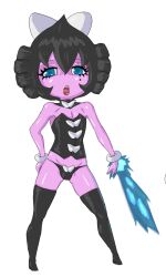 femboy goth gothitelle humanoid lips lovely_mawile pokémon_(species) pokemon purple_skin red_lips tagme