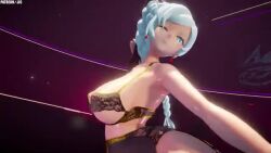 1girls 3d animated big_breasts dancing female_focus female_only jic_jic large_ass lingerie mikumikudance mmd music pole rwby sound tagme thick_thighs video weiss_schnee wide_hips