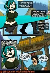 chris_mclean comic comic_page english_text gwen_(tdi) total_drama_(series) total_drama_island vercomicsporno