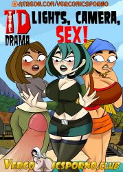 comic comic_cover courtney_(tdi) gwen_(tdi) lindsay_(tdi) partial_male tagme total_drama_(series) total_drama_island vercomicsporno zaicomaster14