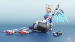 1girls 3d 3d_(artwork) activision alternate_costume angela_ziegler ass ass ass_focus big_ass blender_(software) blizzard_entertainment blonde_hair blonde_hair_female blue_eyes blue_eyes_female butt_crack combat_medic_ziegler european european_female female female_focus female_only focus focus_on_ass fully_clothed happy jdv large_ass large_butt light-skinned_female light_skin mercy overwatch overwatch_2 smile spandex