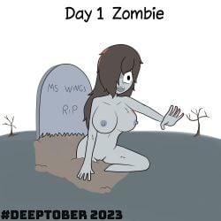 breasts inktober mrwings nude pussy zombie